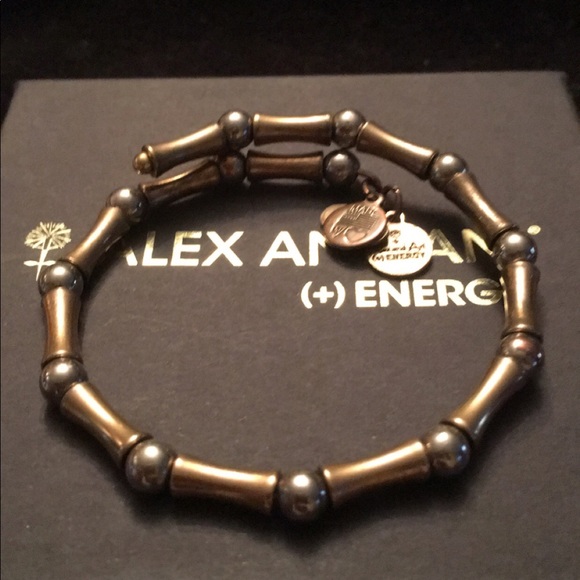 Authentic Alex and Ani two toned bangle - Picture 2 of 2